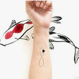 POCHOIR - tatouages temporaires - tatouages éphémères - Amour infini