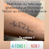 POCHOIR - tatouages temporaires - tatouages éphémères - Amour de la vie