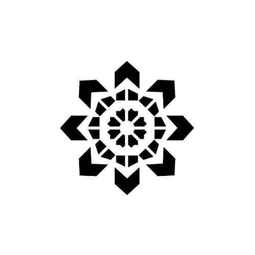POCHOIR - tatouages temporaires - tatouages éphémères - Géométrique