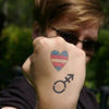 POCHOIR - tatouages temporaires - tatouages éphémères - Androgyne