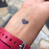 POCHOIR - tatouages temporaires - tatouages éphémères - Coeur