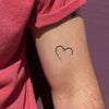 POCHOIR - tatouages temporaires - tatouages éphémères - Coeur