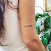 POCHOIR - tatouages temporaires - tatouages éphémères - Je t'aime