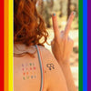 POCHOIR - tatouages temporaires - tatouages éphémères - Lesbien