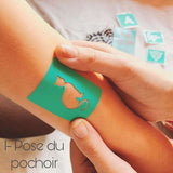 POCHOIR - tatouages temporaires - tatouages éphémères - Cat