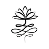 POCHOIR - tatouages temporaires - tatouages éphémères - Fleur de lotus
